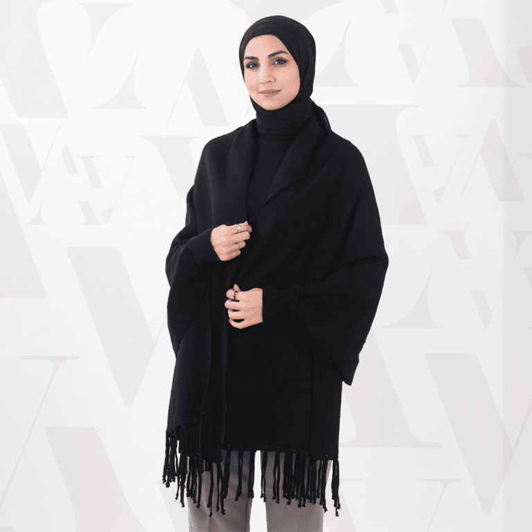 شال كتف اسود